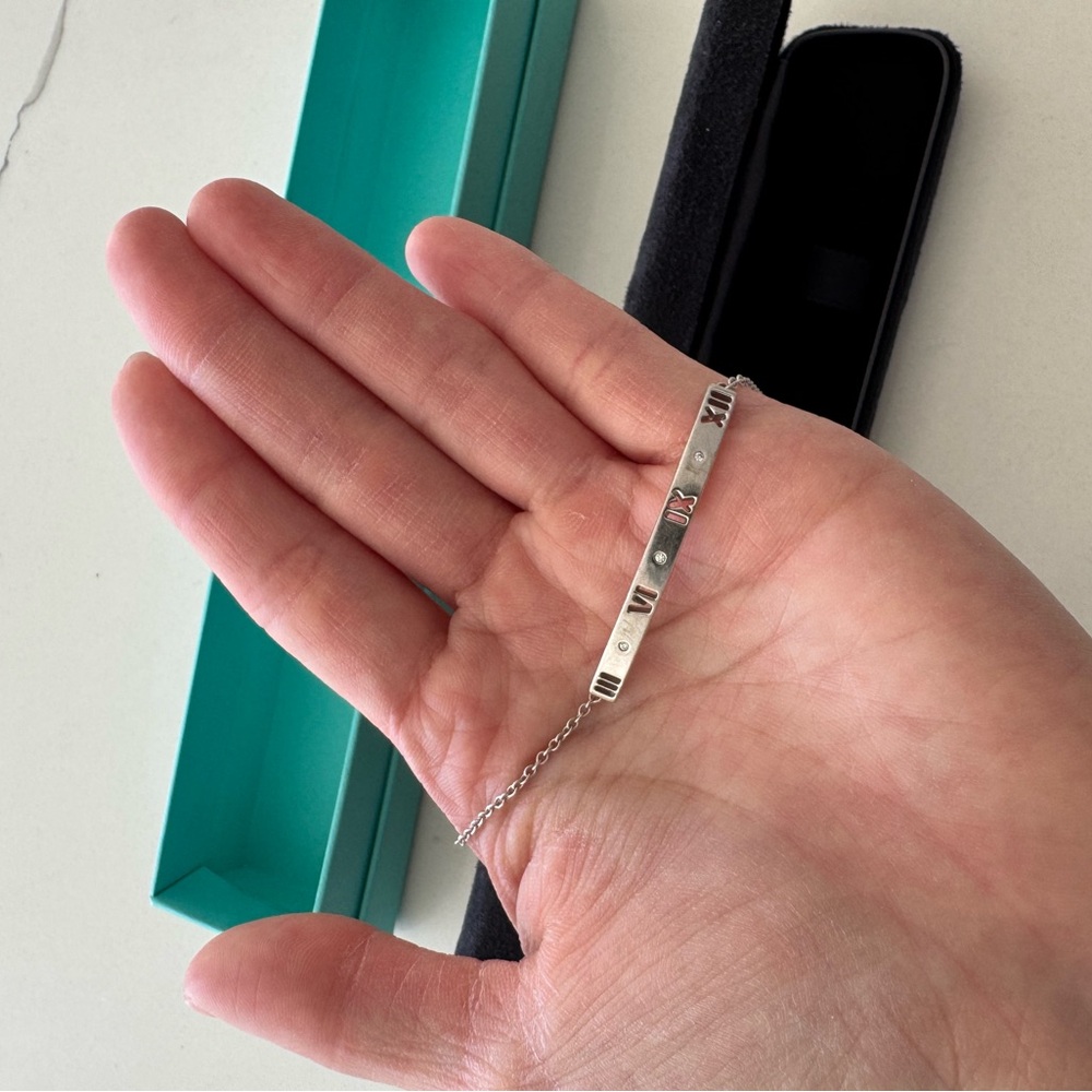 Tiffany & Co. Atlas Pierced Bar Bracelet